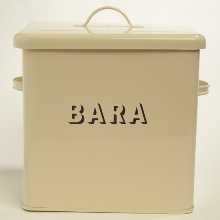 Large Square Bara Bin Cream