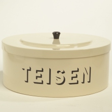 Large Round Teisen Tin Cream