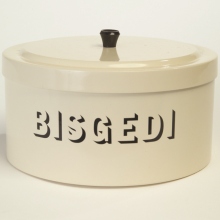 Small Round Bisgedi Tin Cream