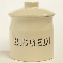 Large Grannies Bisgedi Bin Cream