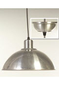 J D Basin Lamp in Aluminium