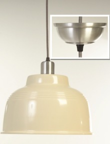 J D Cafe Pendant in Cream