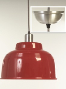 J D Cafe Pendant - in Red