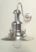Large Fisherman Wall Lamp in Aluminium