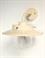 Burford Wall Lamp in Cream