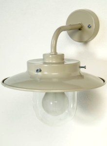Burford Wall Lamp in Putty Grey