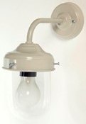 Stable Wall Lamp in Putty Grey