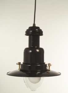 Small Fishermans Pendant in Black