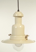 Small Fishermans Pendant in Cream