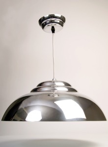The Retro Pendant Light in Aluminium
