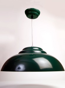 The Retro Pendant Light in Green
