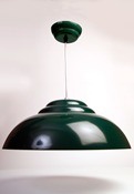 The Retro Pendant Light in Green