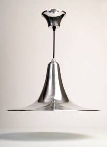 The Shanghai Pendant Light in Aluminium