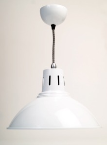 The Milan Pendant Light in White