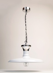 The Esme Pendant Light in White