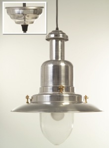 Extra Large Fisherman Pendant in Aluminium