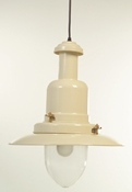 Extra Large Fisherman Pendant in Cream