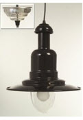 Large Harbour Pendant in Black