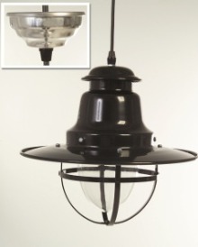 Large Quayside Pendant in Black