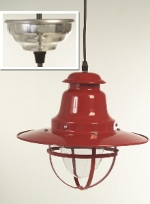 Large Quayside Pendant in Red