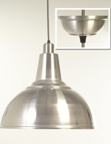 J D Kitchen Pendant in Aluminium