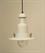 Small Fishermans Pendant in Chalk White