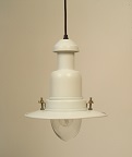 Small Fishermans Pendant in Chalk White