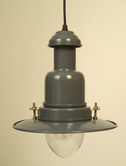 Small Fishermans Pendant in Shingle Grey