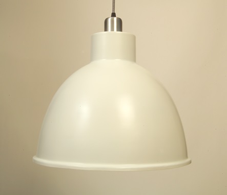 J D Bay Pendant in Chalk White