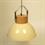 The Woody Pendant in Cream