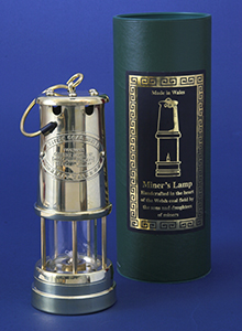 Large Miners Lamp All Brass