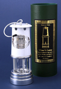 Large White and Silver Lifestyle Miners Lamp