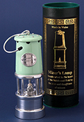 Medium Green & Silver Lifestyle Miners Lamp