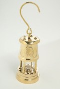 Small Miners Lamp All Brass